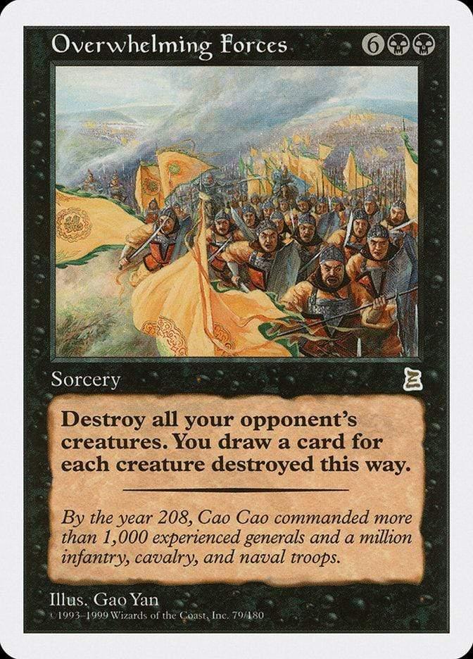 Magic: The Gathering MTG Single Overwhelming Forces [Portal Three Kingdoms]