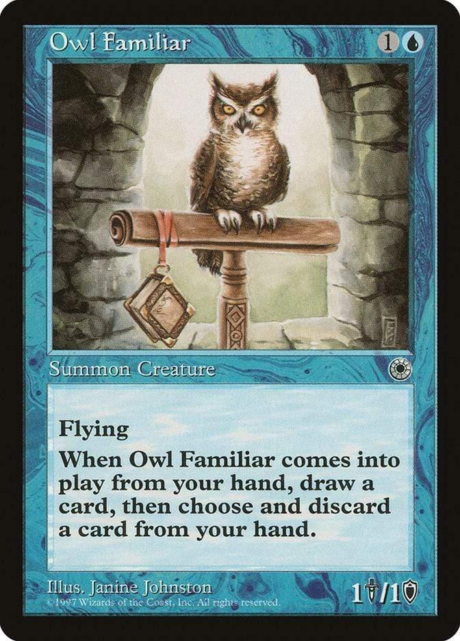 Magic: The Gathering MTG Single Owl Familiar [Portal]