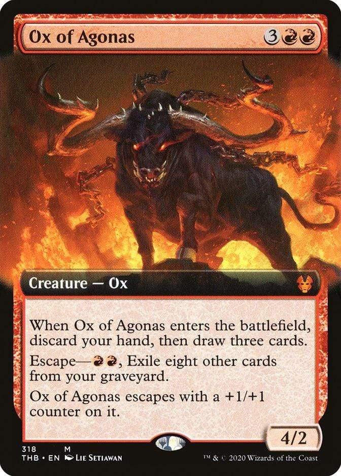 Magic: The Gathering MTG Single Ox of Agonas (Extended) [Theros Beyond Death]