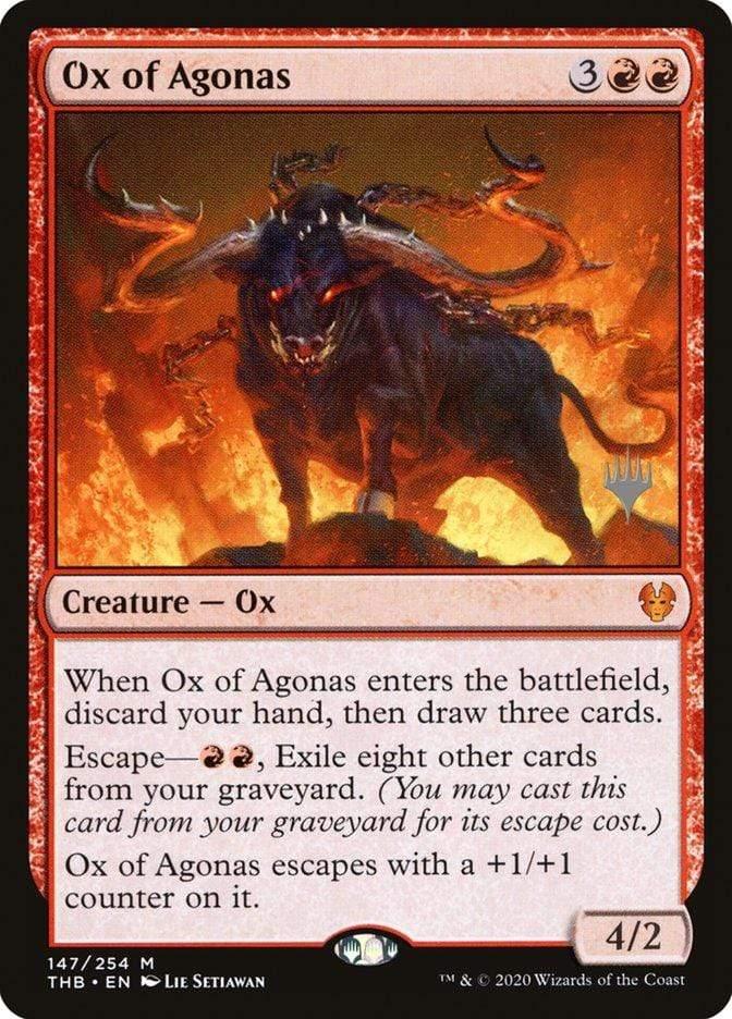 Magic: The Gathering MTG Single Ox of Agonas (Promo Pack) [Theros Beyond Death Promos]