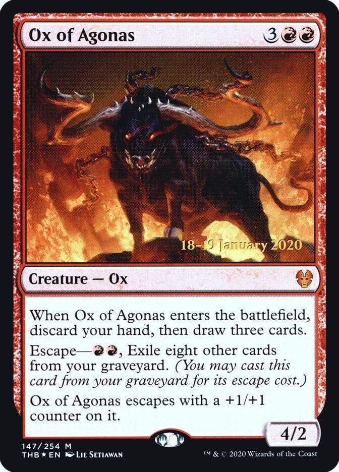 Magic: The Gathering MTG Single Ox of Agonas [Theros Beyond Death Prerelease Promos]