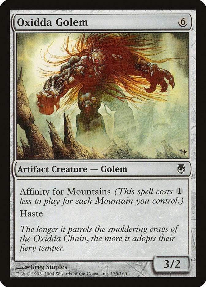 Magic: The Gathering MTG Single Oxidda Golem [Darksteel]