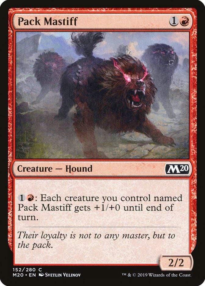 Magic: The Gathering MTG Single Pack Mastiff [Core Set 2020]