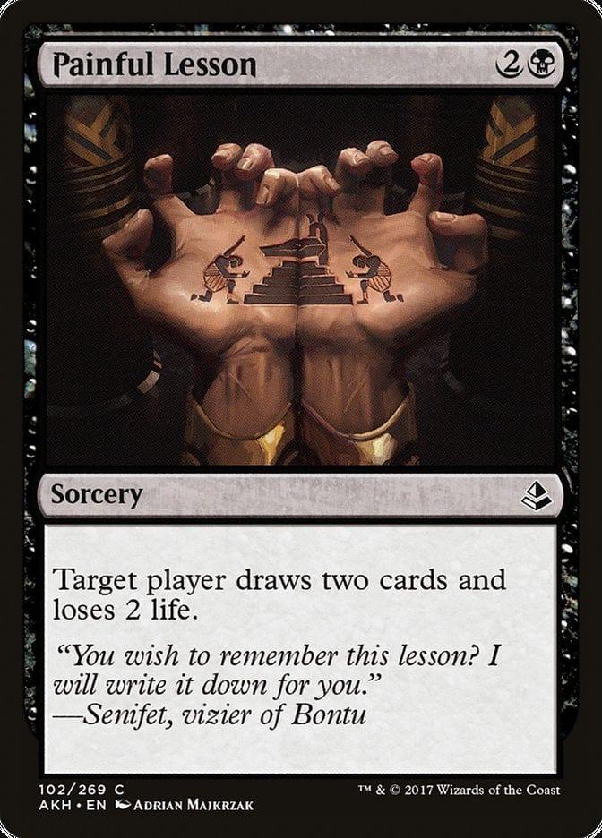 Magic: The Gathering MTG Single Painful Lesson [Amonkhet]