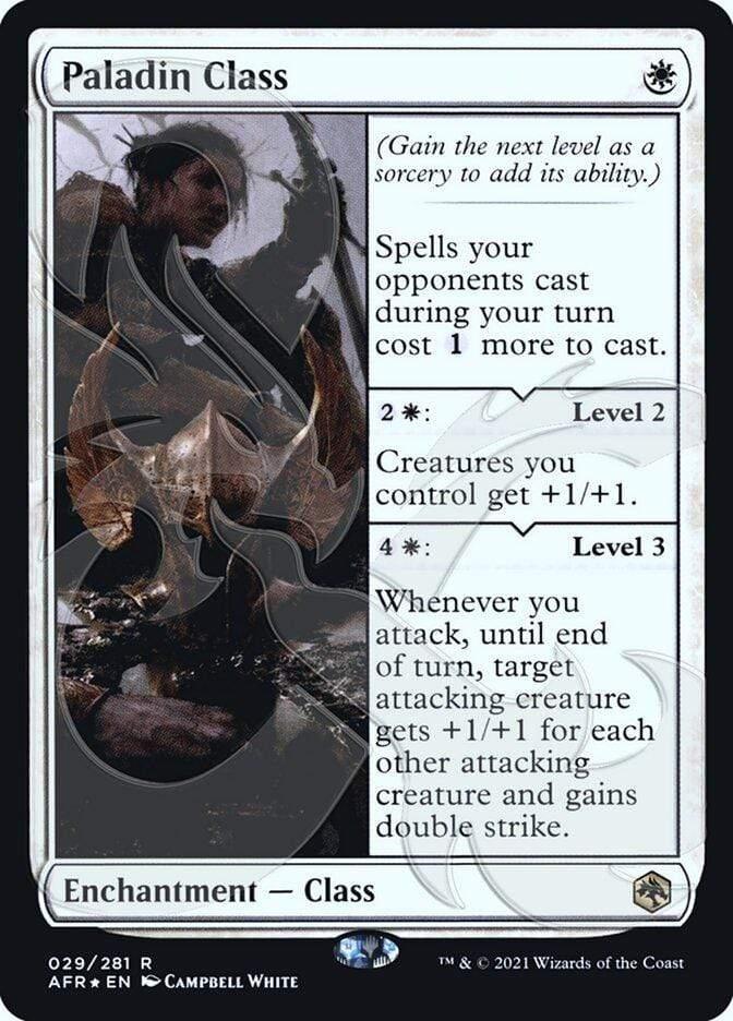 Magic: The Gathering MTG Single Paladin Class (Ampersand Promo) [Dungeons & Dragons: Adventures in the Forgotten Realms Promos]