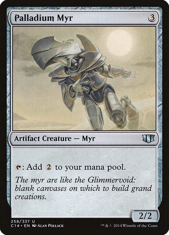 Magic: The Gathering MTG Single Palladium Myr [Commander 2014]