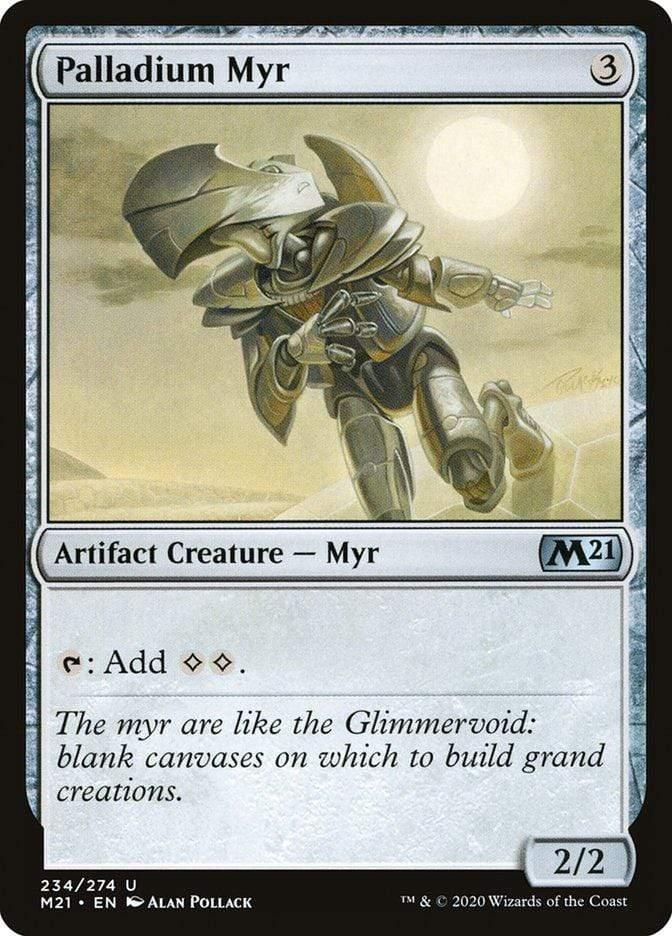 Magic: The Gathering MTG Single Palladium Myr [Core Set 2021]