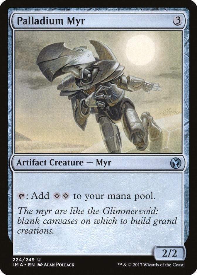 Magic: The Gathering MTG Single Palladium Myr [Iconic Masters]