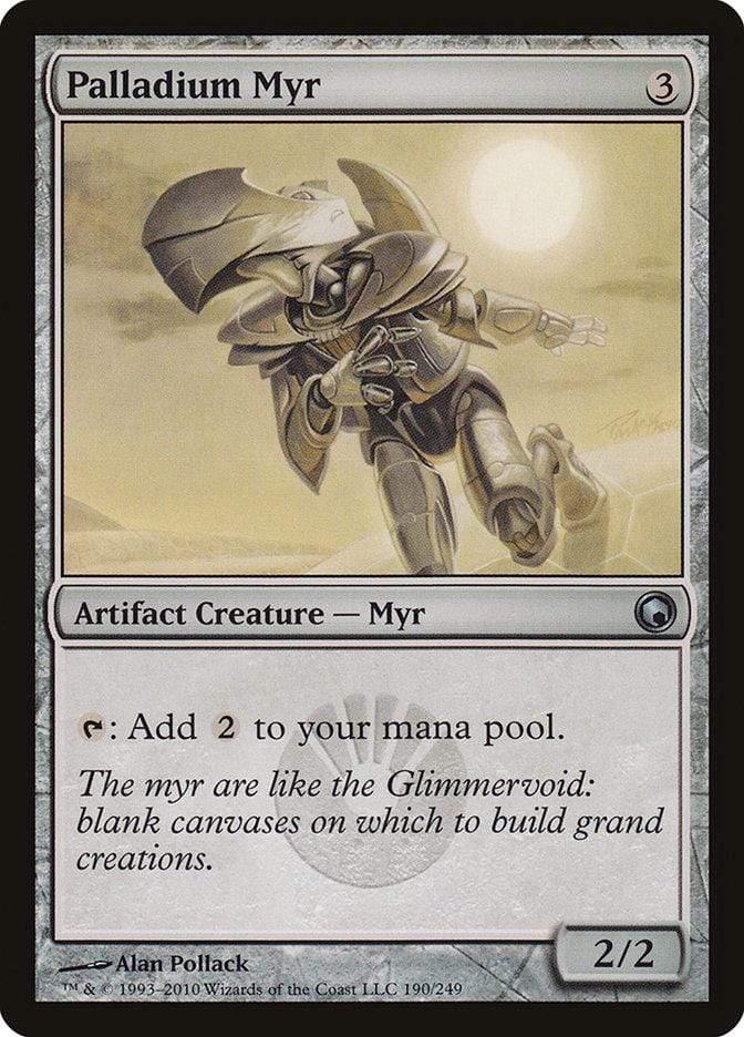 Magic: The Gathering MTG Single Palladium Myr [Scars of Mirrodin]