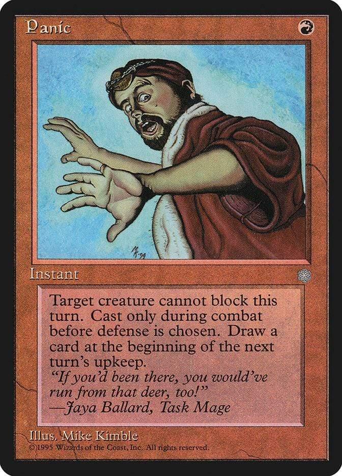 Magic: The Gathering MTG Single Panic [Ice Age]