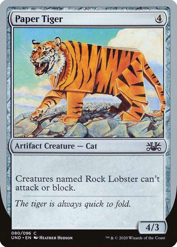 Magic: The Gathering MTG Single Paper Tiger [Unsanctioned]