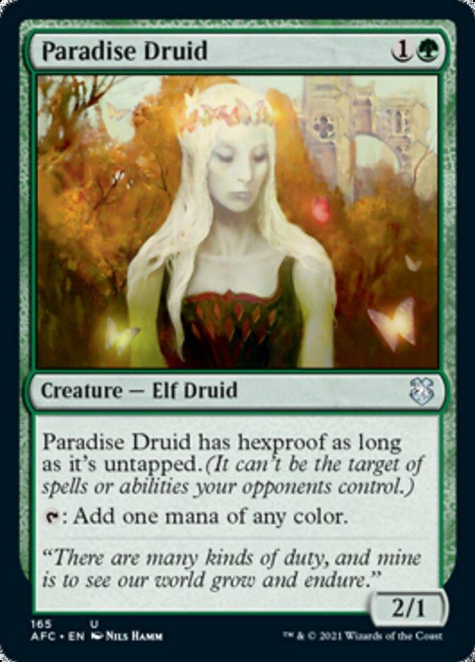 Magic: The Gathering MTG Single Paradise Druid [Dungeons & Dragons: Adventures in the Forgotten Realms Commander]