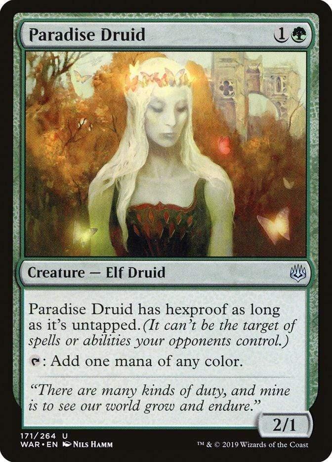 Magic: The Gathering MTG Single Paradise Druid [War of the Spark]