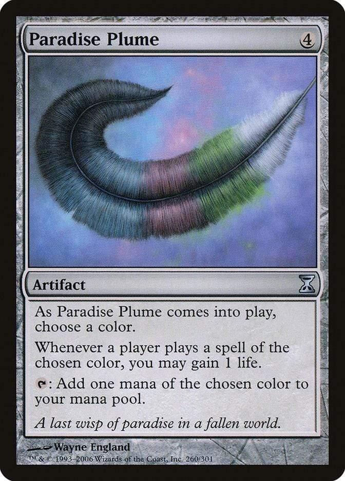 Magic: The Gathering MTG Single Paradise Plume [Time Spiral]