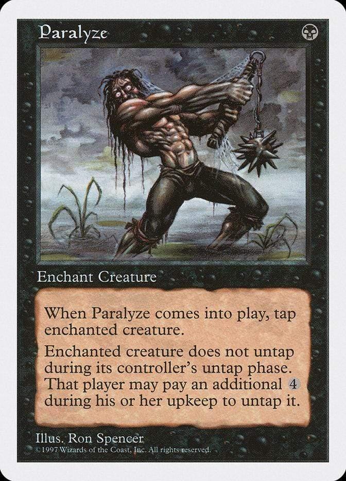 Magic: The Gathering MTG Single Paralyze [Fifth Edition]