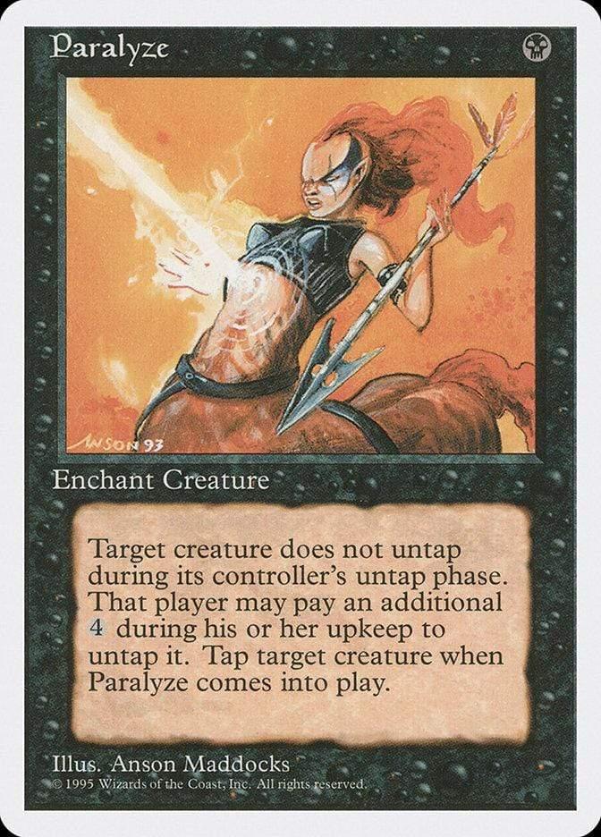 Magic: The Gathering MTG Single Paralyze [Fourth Edition]