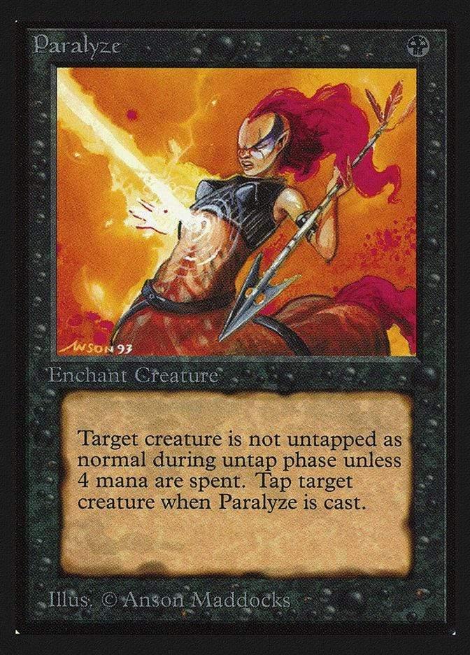 Magic: The Gathering MTG Single Paralyze [International Collectors’ Edition]