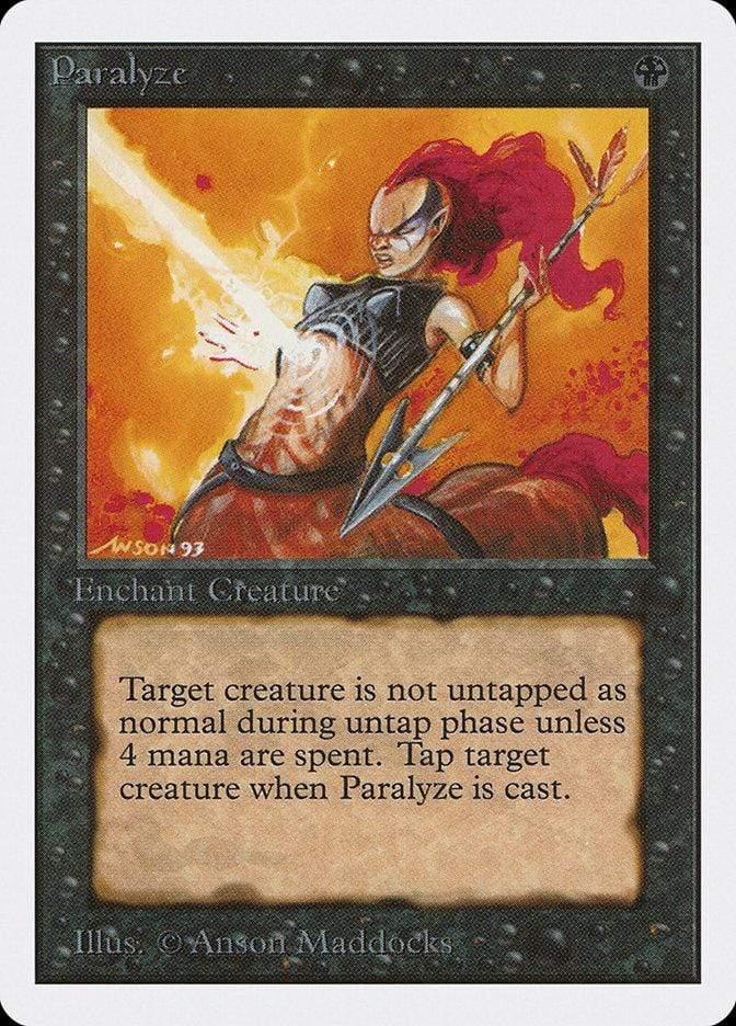 Magic: The Gathering MTG Single Paralyze [Unlimited Edition]