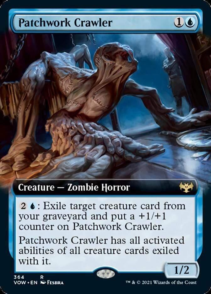 Magic: The Gathering MTG Single Patchwork Crawler (Extended) [Innistrad: Crimson Vow]