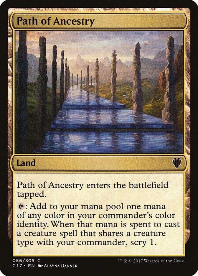 Magic: The Gathering MTG Single Path of Ancestry [Commander 2017]