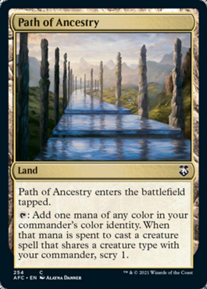 Magic: The Gathering MTG Single Path of Ancestry [Dungeons & Dragons: Adventures in the Forgotten Realms Commander]