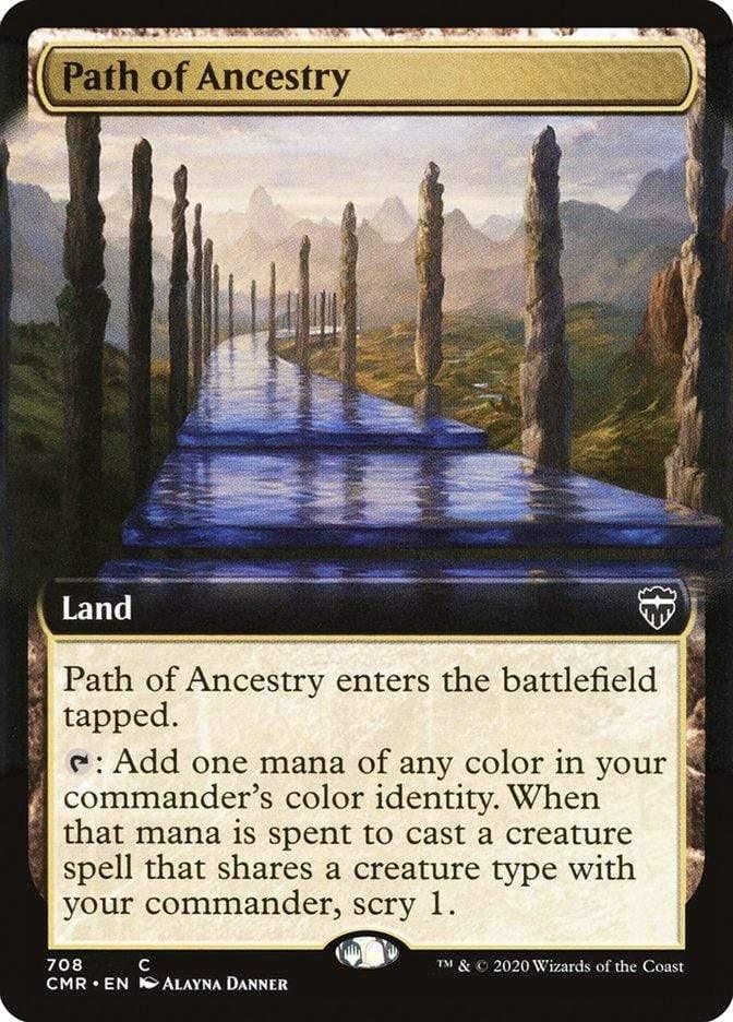 Magic: The Gathering MTG Single Path of Ancestry (Extended) [Commander Legends Extended]
