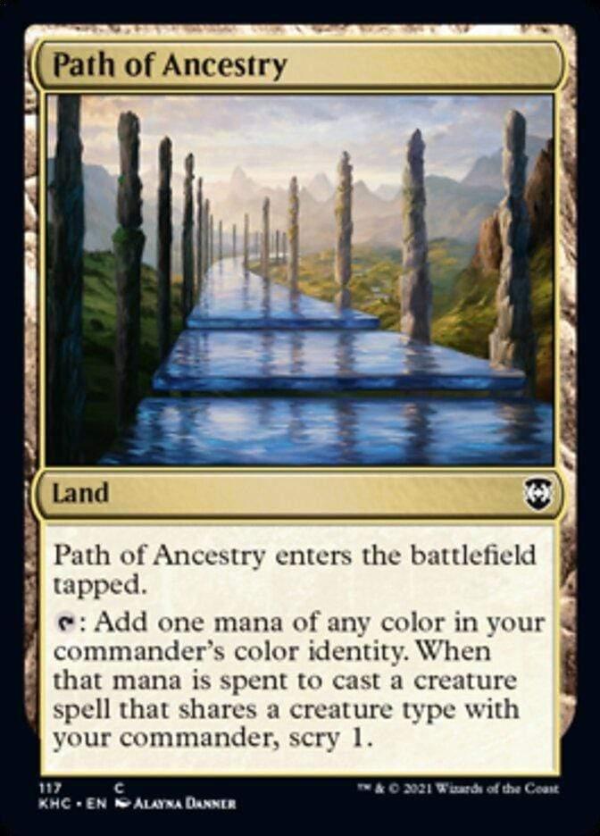 Magic: The Gathering MTG Single Path of Ancestry [Kaldheim Commander]