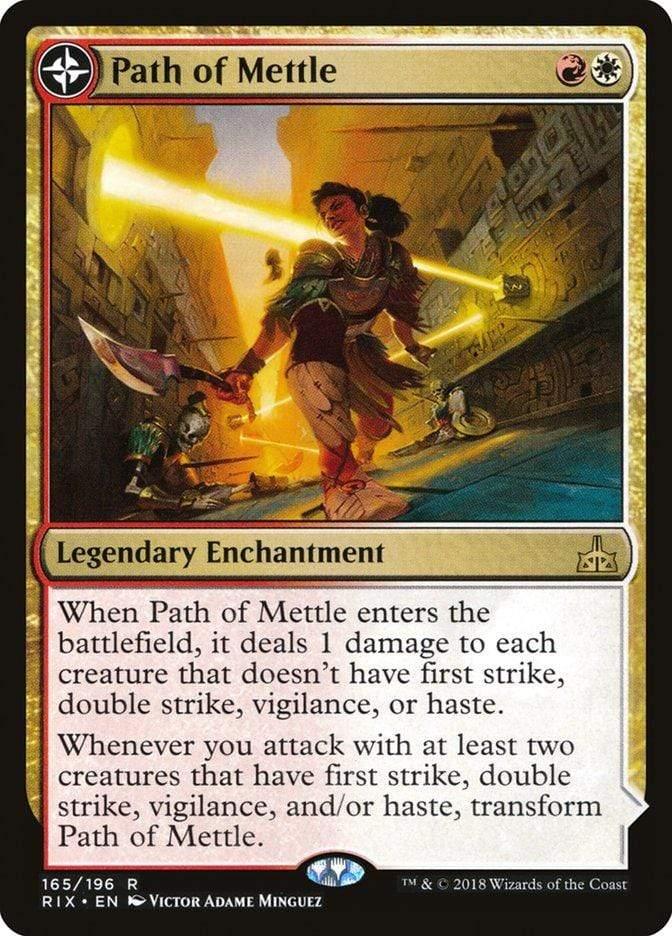 Magic: The Gathering MTG Single Path of Mettle // Metzali, Tower of Triumph [Rivals of Ixalan]