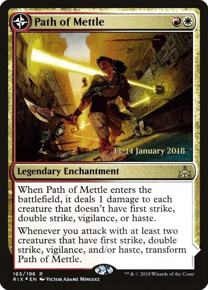 Magic: The Gathering MTG Single Path of Mettle // Metzali, Tower of Triumph [Rivals of Ixalan Prerelease Promos]