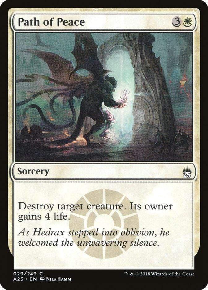 Magic: The Gathering MTG Single Path of Peace [Masters 25]