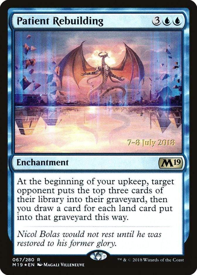 Magic: The Gathering MTG Single Patient Rebuilding  [Core Set 2019 Prerelease Promos]