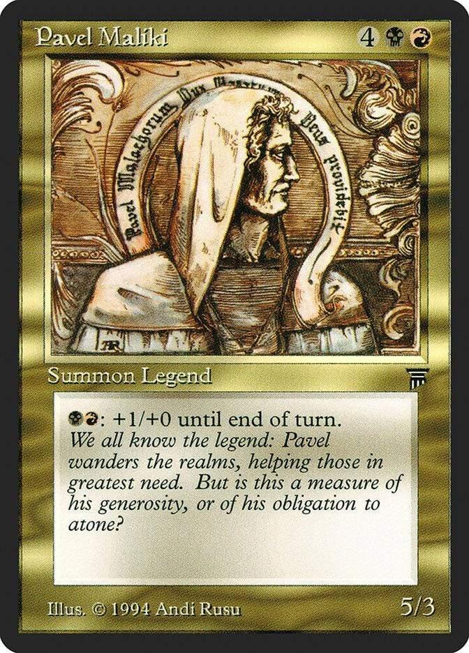 Magic: The Gathering MTG Single Pavel Maliki [Legends]