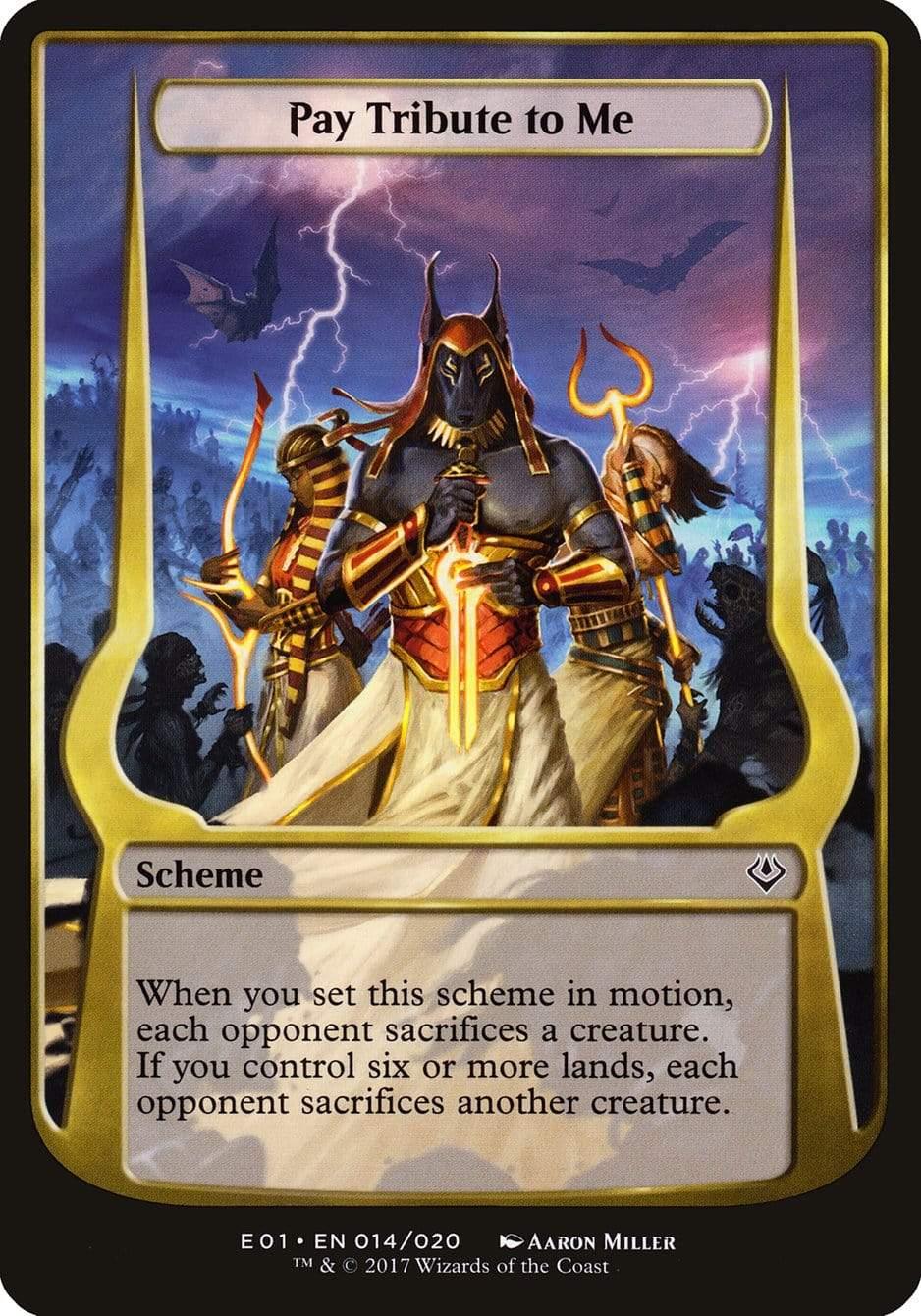 Magic: The Gathering MTG Single Pay Tribute to Me (Schemes) [Archenemy: Nicol Bolas Schemes]