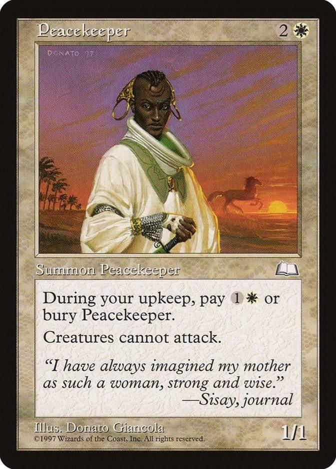 Magic: The Gathering MTG Single Peacekeeper [Weatherlight]