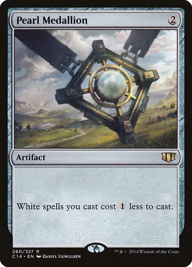 Magic: The Gathering MTG Single Pearl Medallion [Commander 2014]