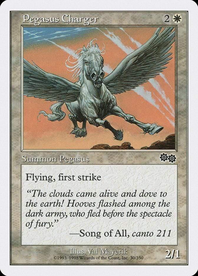 Magic: The Gathering MTG Single Pegasus Charger [Anthologies]