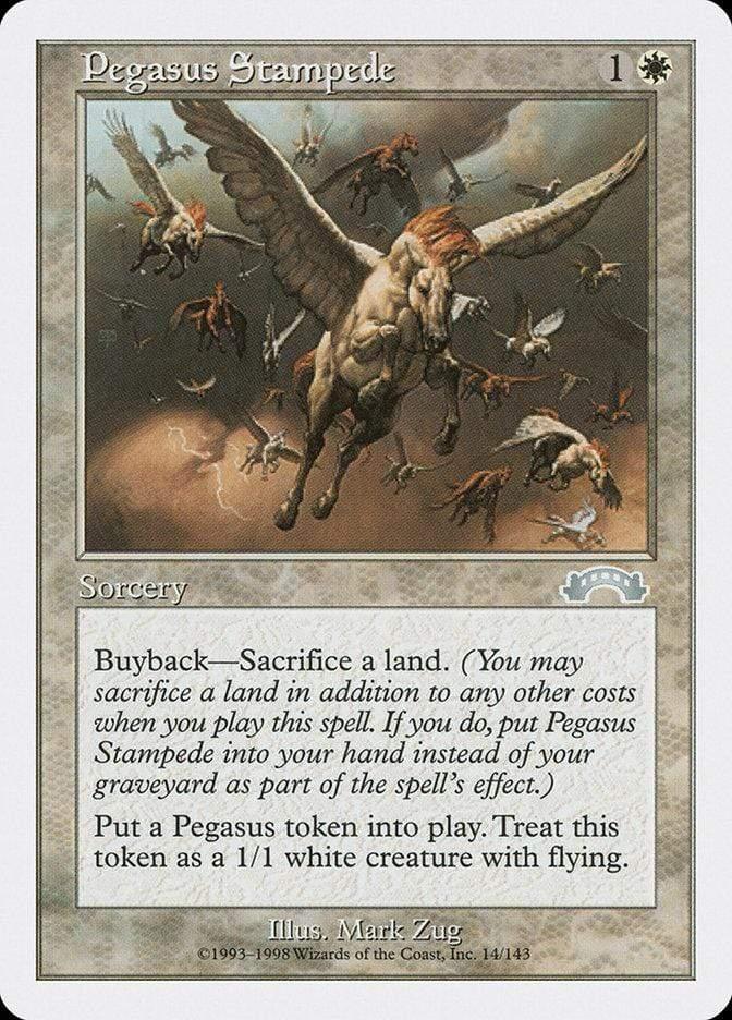 Magic: The Gathering MTG Single Pegasus Stampede [Anthologies]