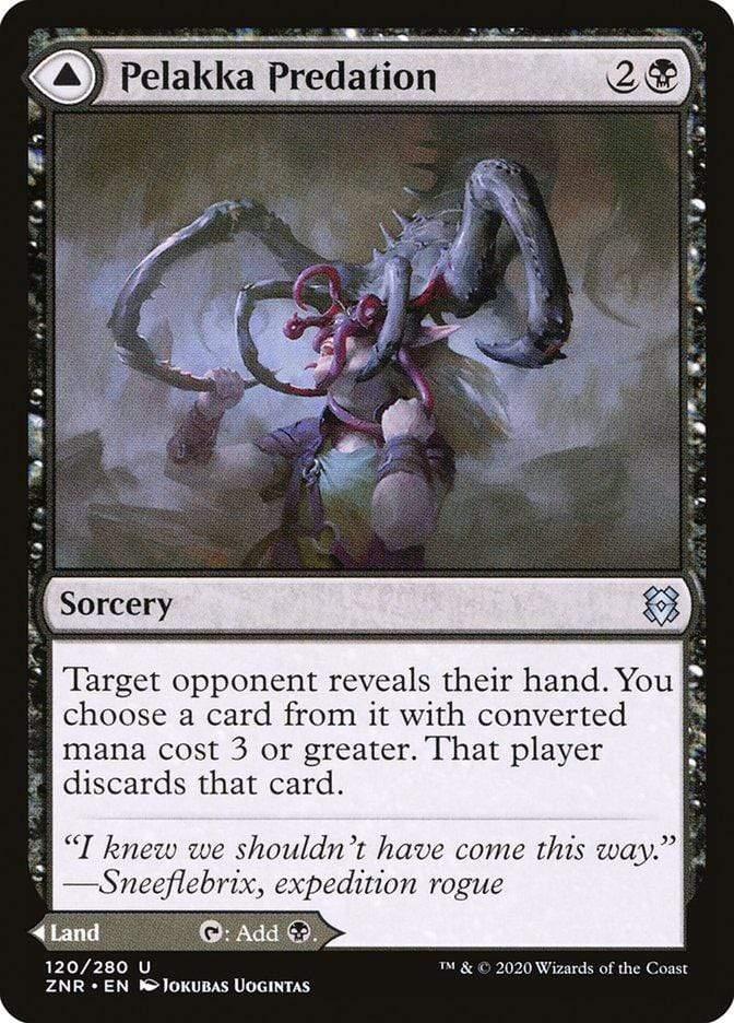 Magic: The Gathering MTG Single Pelakka Predation // Pelakka Caverns [Zendikar Rising]