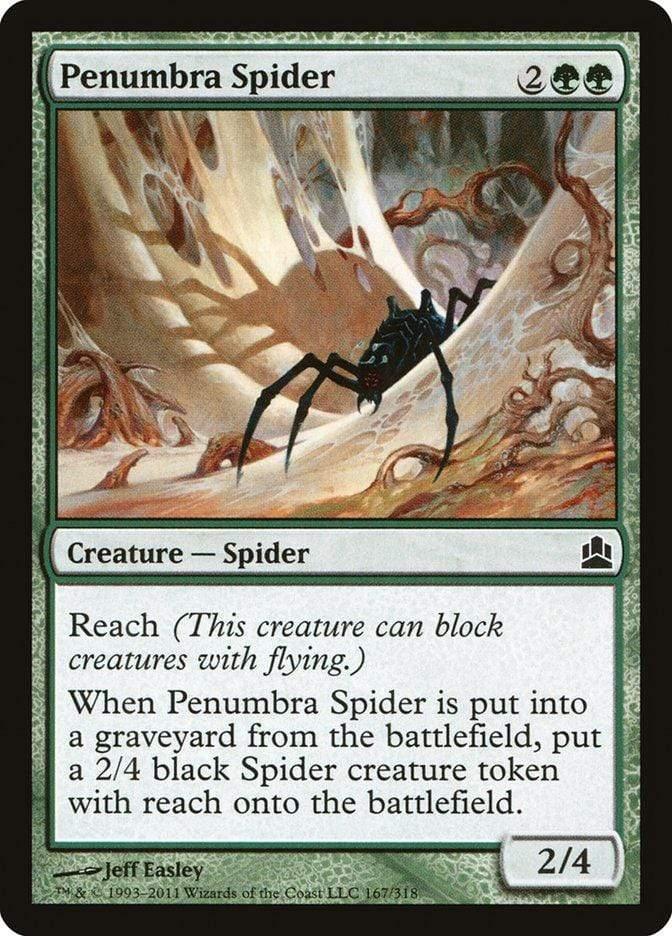 Magic: The Gathering MTG Single Penumbra Spider [Commander 2011]