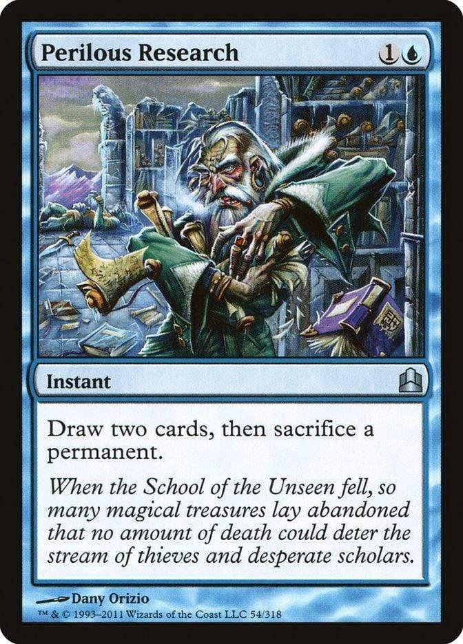 Magic: The Gathering MTG Single Perilous Research [Commander 2011]