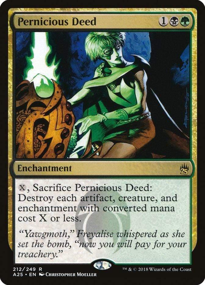 Magic: The Gathering MTG Single Pernicious Deed [Masters 25]