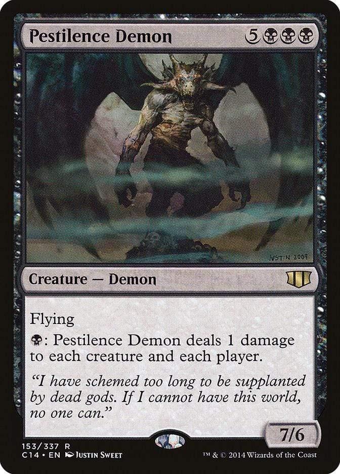 Magic: The Gathering MTG Single Pestilence Demon [Commander 2014]