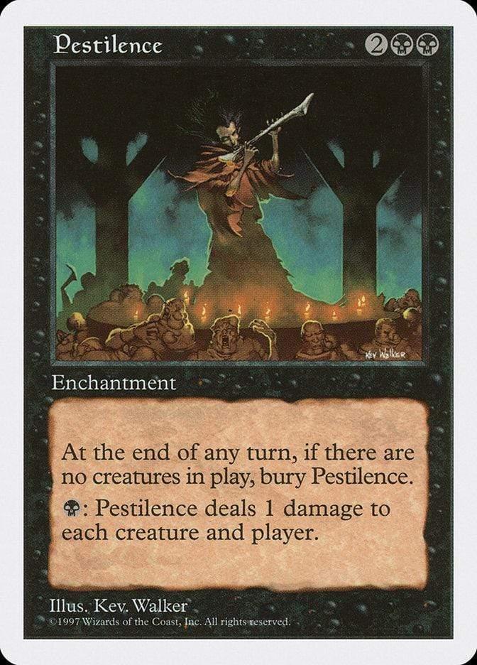 Magic: The Gathering MTG Single Pestilence [Fifth Edition]