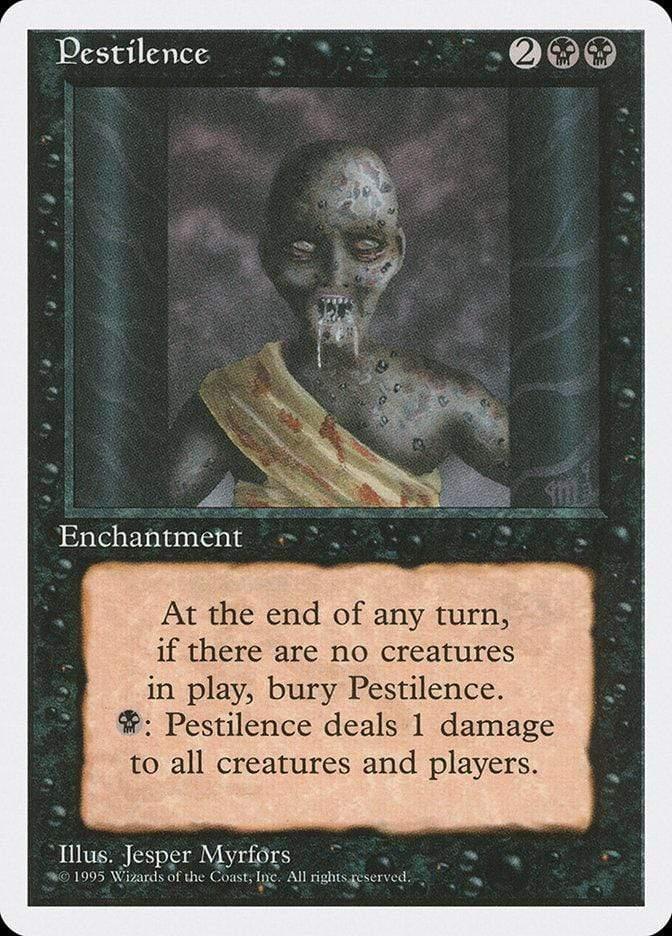 Magic: The Gathering MTG Single Pestilence [Fourth Edition]