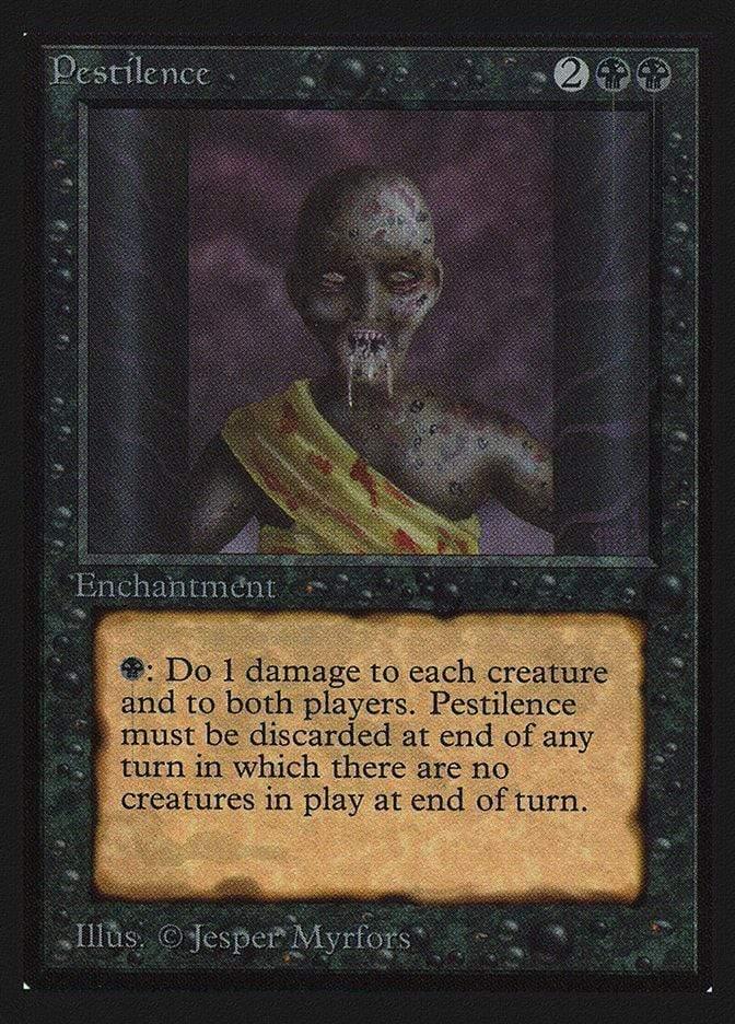 Magic: The Gathering MTG Single Pestilence [International Collectors’ Edition]