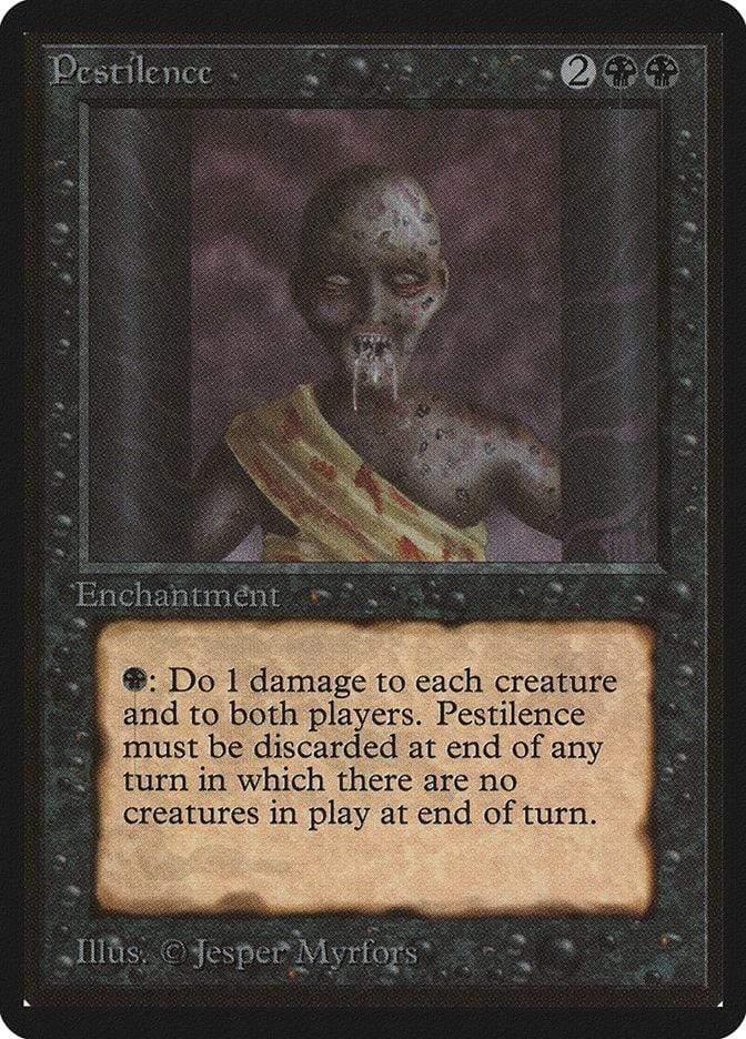 Magic: The Gathering MTG Single Pestilence [Limited Edition Beta]
