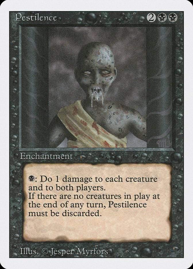 Magic: The Gathering MTG Single Pestilence [Revised Edition]