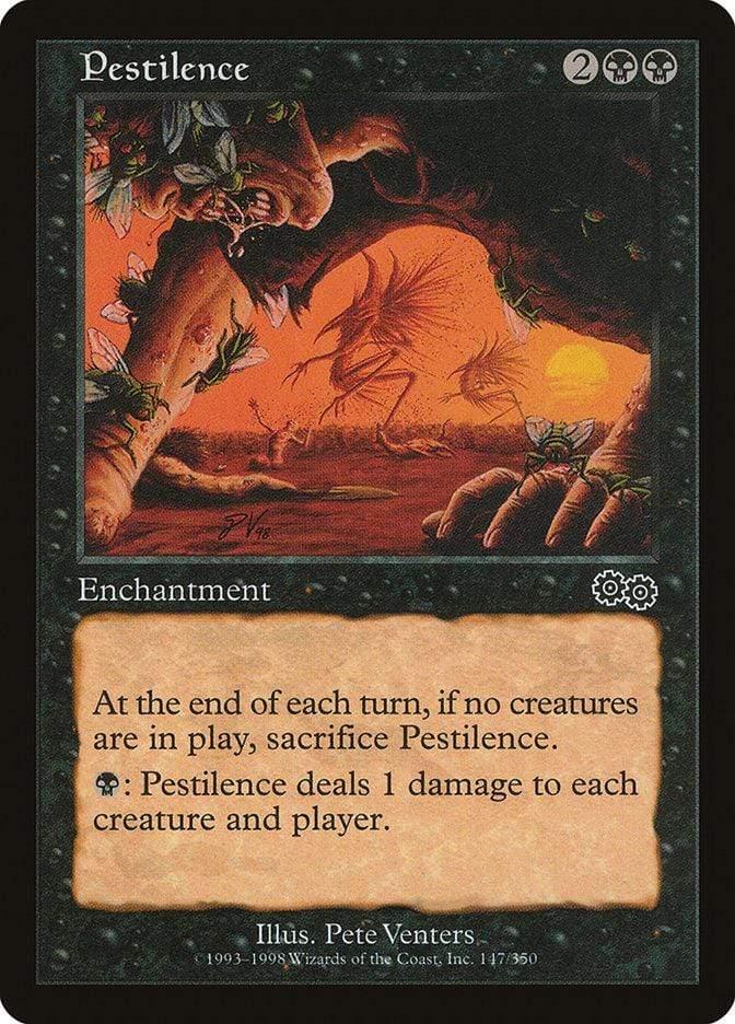 Magic: The Gathering MTG Single Pestilence [Urza's Saga]