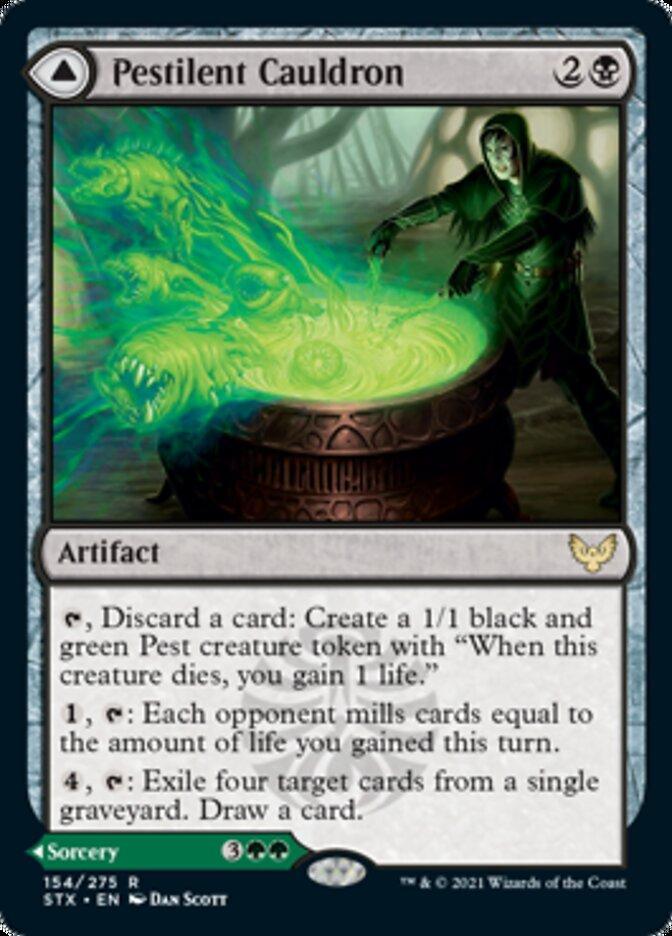 Magic: The Gathering MTG Single Pestilent Cauldron // Restorative Burst [Strixhaven: School of Mages]