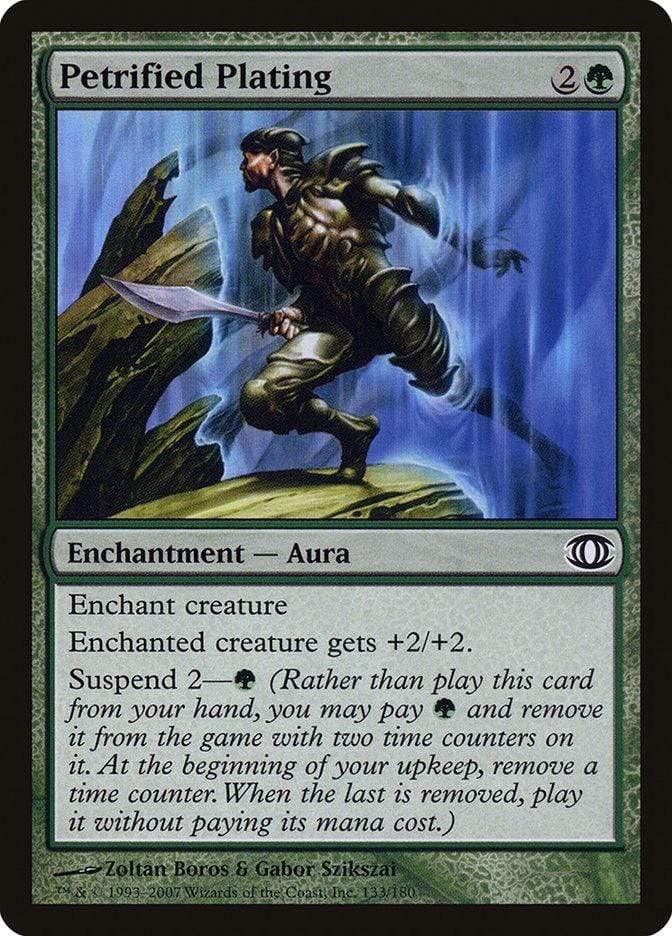Magic: The Gathering MTG Single Petrified Plating [Future Sight]